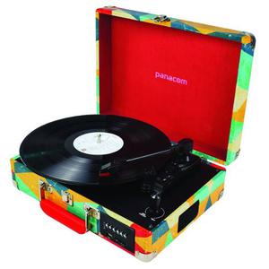 Bandeja Tocadisco Panacom Lp Usb Bluetooth Valija Retro