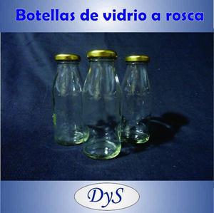 Candy Bar - Botellas de vidrio a rosca c/tapa