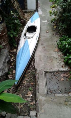Kayak simple con un remo