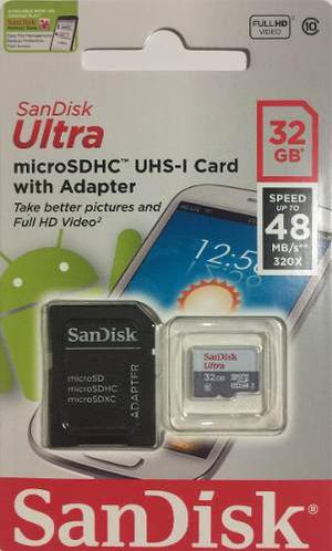 Memoria Micro Sd Sandisk Ultra 32 Gb Clase  Mb/s