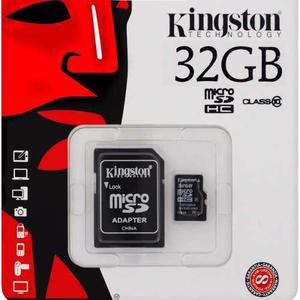 Memoria Micro Sdhd 32 Gb Kingston,sandisk Clase10.flores
