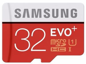 Memoria Samsung 32gb Microsd,evoplus,clasemb/s,nuevo!