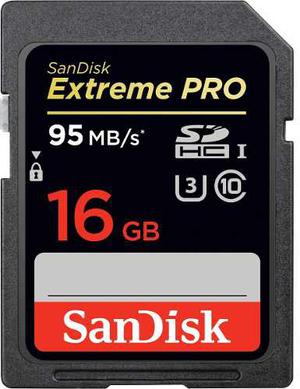 Memoria Sandisk Extreme Pro Sd 16gb Sdhc Clase 10 U3 95mb/s