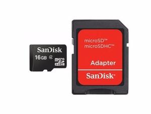 Memoria Sandisk Micro Sdhc 8gb Clase 4 Con Adaptador