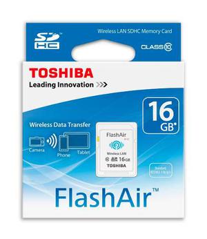 Memoria Sd 16gb Clase 10 Wifi Toshiba Flashair Sd-f08air03