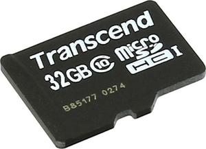 Memoria Transcend Premium Microsd 32gb Clase mb/s 200x