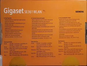 Router wireless Siemens Gigaset 361