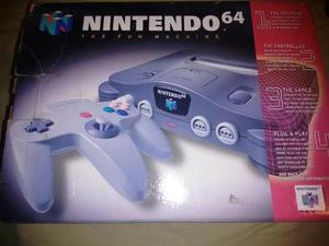 nintendo 64 con caja