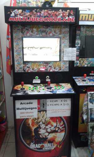Arcade Multijuegos Comercial+led 20+timer+ Fichero.fichas