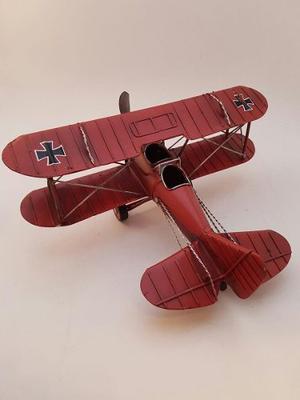 Avion Decorativo En Metal (miniatura)