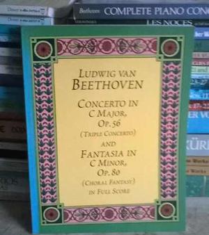 Beethoven Triple Concierto Y Fantasía Coral Partitura