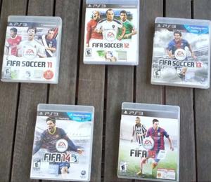 FIFA  al 15 fisicos originales impecables - PS3