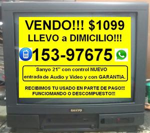 Vendo TV Sanyo 21 Llevo a Domicilio