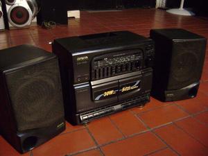 audio equipo de musica sonido aiwa 3 banda radio