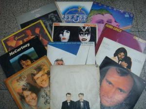 discos vinilos varios interpretes bee gees genesis etc