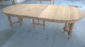 mesa meson antiguo estilo ingles 3 tablas extensible comedor