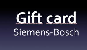 Gift Card Siemens Bosch