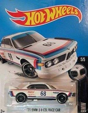 Hot Wheels `73 Bmw 3.0 Cls Race Car