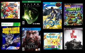 Juegos Ps3/ps4, Xbox One/360, Nintendo Ds, Wii U, Etc.