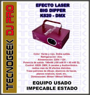 Laser Dual Rojo y Verde Big Dipper DMX