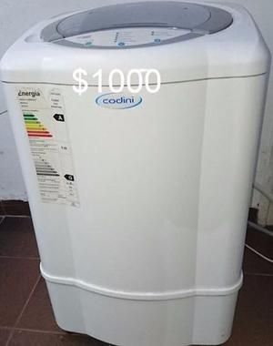 Lavarropas Automatico Codini Aqua 323 Blanco - No Centrifuga