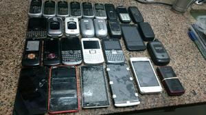 Lote de celulares a revisar compuesto x 29 equipos algunos