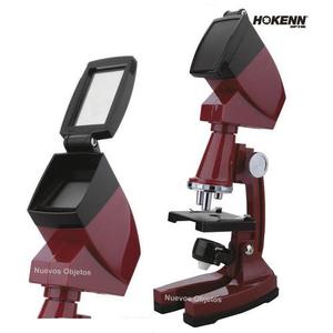 Microscopio 900x Hokenn Plastico C/proyector+kit Materiales