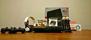 PS3 Slim + Kit Mover + Auriculares