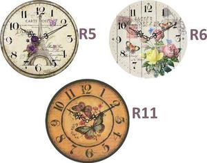 Relojes De Pared Vintage 29 Cm.