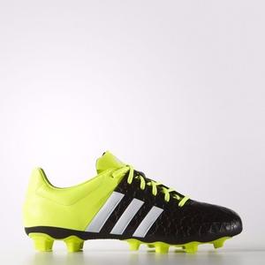 Botines adidas Ace 15.4 Suelo Firme Negro C/amarillo Adulto