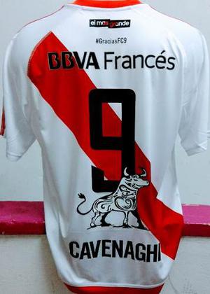 Camiseta River Plate Despedida Cavenaghi  Original