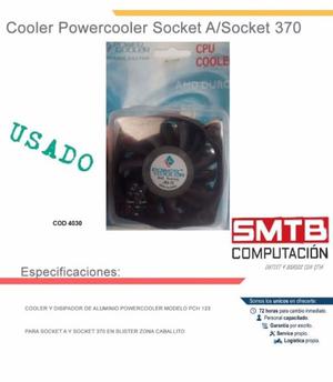 Cooler Powercooler Pch123 Socketa 462 Socket370 zona