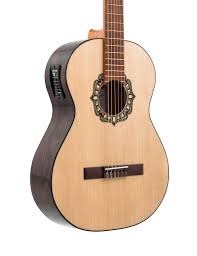 Guitarra Criolla Clasica Fonseca Mod 28ec Eq Musicapilar
