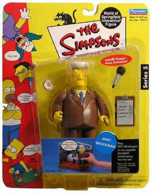 Muñeco Coleccion Simpsons Original Kent Brockman Z.devoto