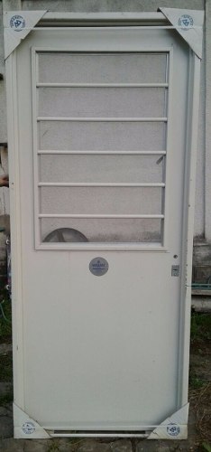 Puerta Patio Chapa Inyectada Blanca Ventana Rejas Mosquitero