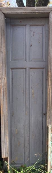 Puerta placa antigua x2