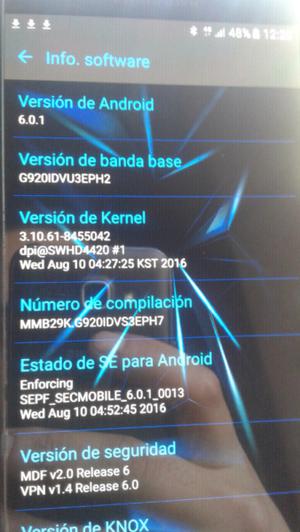 Vendo samsung s6 flat