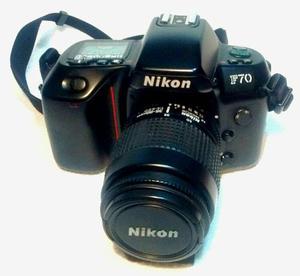 Camara Fotográfica A Rollo Nikon F 70 Con Lente Zoom