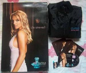 Combo Britney Spears Curious Pancarta + Campera Oferta Efect