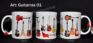 Taza Guitarras Eléctricas Pappo B.b.king Hendrix Ac/dc