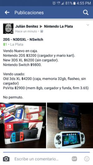 2DS, 3DS, NSW, Vita