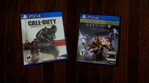 Permuto 2 Juegos Ps4 Call Of Duty Advanced Warfare + Destiny