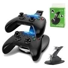 Base Soporte Cargador Doble 2 Joysticks Xbox One Usb Station