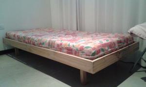 CAMA 1 PLAZA CON O SIN COLCHON