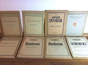 Partituras De Beethoven, Brahms, Dvorak, Schubert