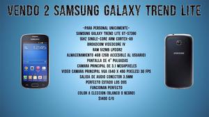 Vendo 2 Samsung Galaxy Trend Lite (precio por c/u)