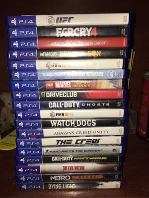 Vendo juegos de ps4