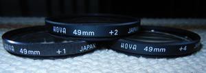 3 Lentes Hoya Close Up Set +mm, nuevos, a