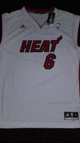 Camiseta adidas Nba Miami Heat Lebron James Talle Xl