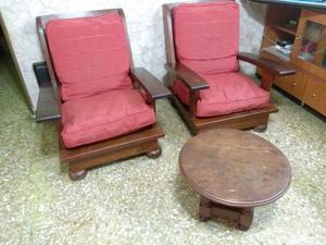 SILLONES DE ALGARROBO